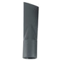 The TASKI AERO crevice nozzle long 32mm from Diversey Deutschland GmbH & Co. OHG is a gray plastic crevice nozzle with a narrow, angled tip and round base, designed for connection to TASKI AERO suction hoses. The package contains 1 piece.