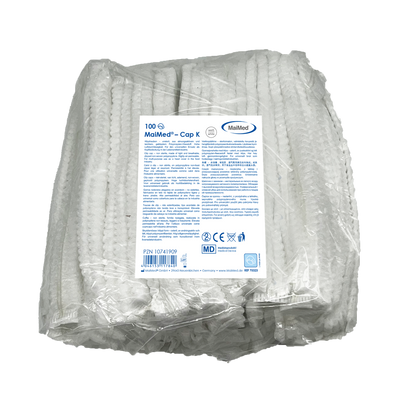 MaiMed-Cap K, clip cap made of PP, 100 pieces/bag