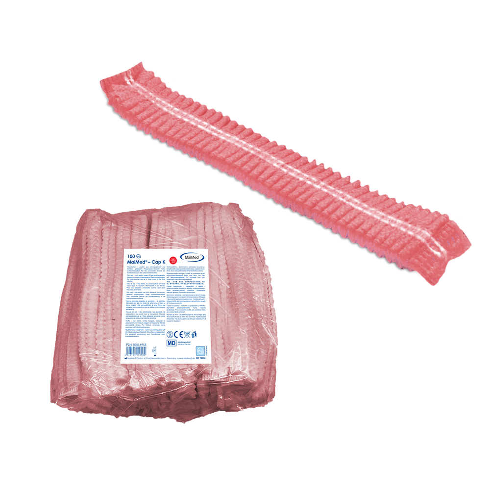 MaiMed-Cap K, clip cap made of PP, 100 pieces/bag