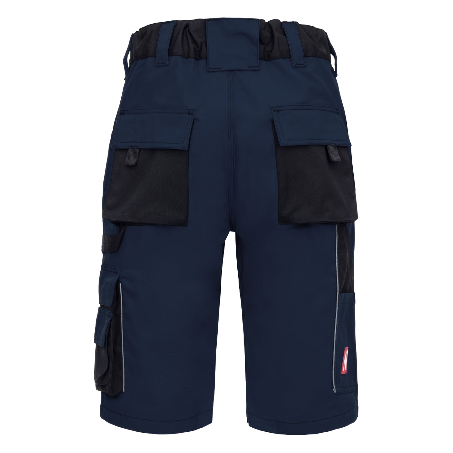 NITRAS MOTION TEX PLUS, work trousers, short, navy blue / black