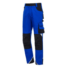 NITRAS MOTION TEX PLUS, work trousers, long, royal blue / black