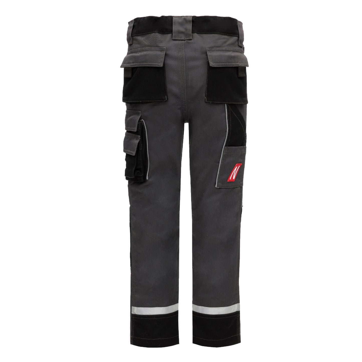 NITRAS MOTION TEX KIDS, work trousers, long, gray / black
