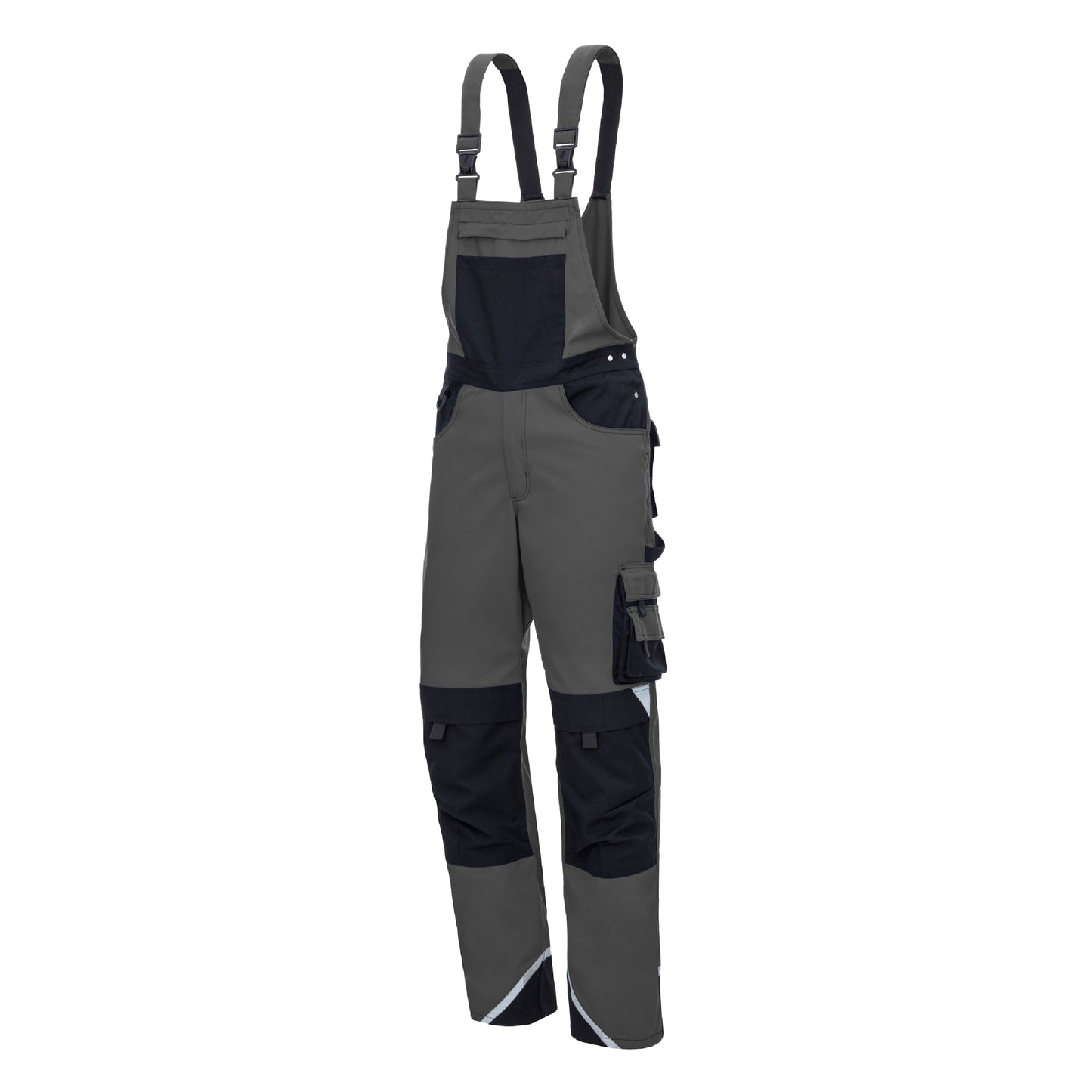 NITRAS MOTION TEX PLUS, dungarees, gray / black