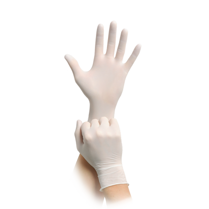 MaiMed-solution next white nitrile gloves, non-sterile, latex-free, 200 pieces/box