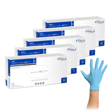 MaiMed-solution next blue nitrile gloves, non-sterile, latex-free, 200 pieces/box