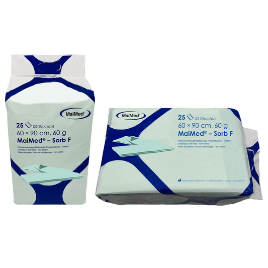 MaiMed-Sorb F medical records non-sterile cellulose flakes, 60x90cm, 60g, 4x25 pieces/box | Box (100 pieces)