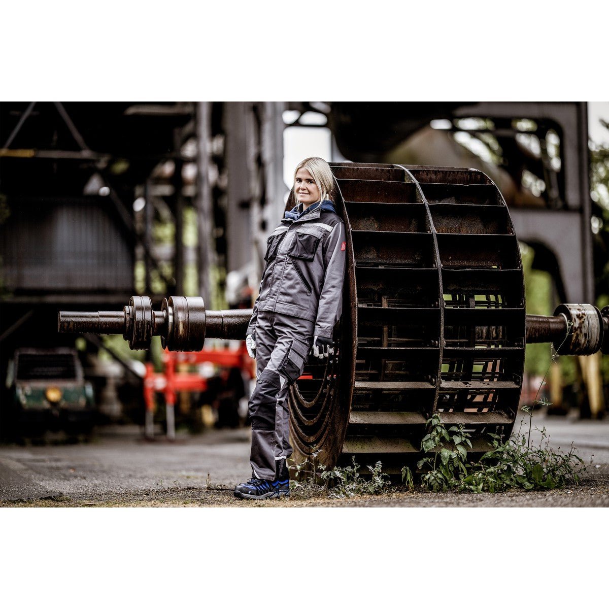 NITRAS MOTION TEX PLUS, work jacket, gray / black