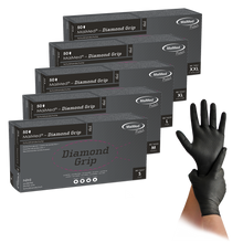 MaiMed-Diamond Grip black, non-sterile, pf latex-free nitrile glove