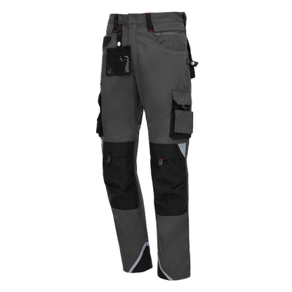 NITRAS MOTION TEX PRO FX, work trousers, long, gray / black