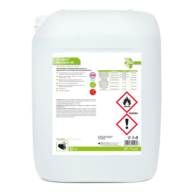 MaiMed MyClean HB hand disinfection biocidal