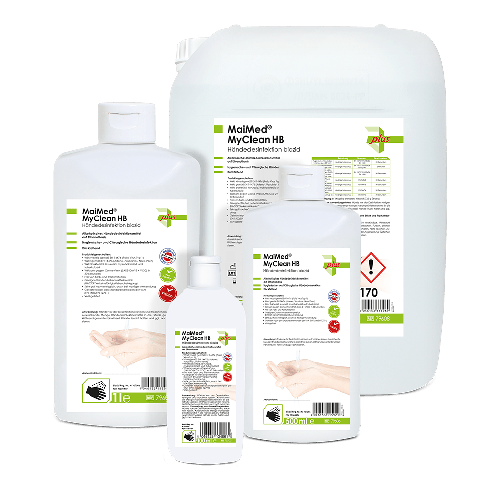 MaiMed MyClean HB hand disinfection biocidal