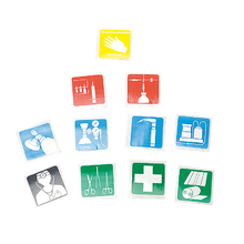 Pictogram Series 1: Emergency Medicine - K, 33 x 33 mm
