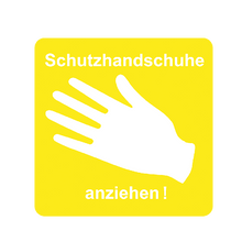 Single pictogram, 80 x 80 mm: Gloves
