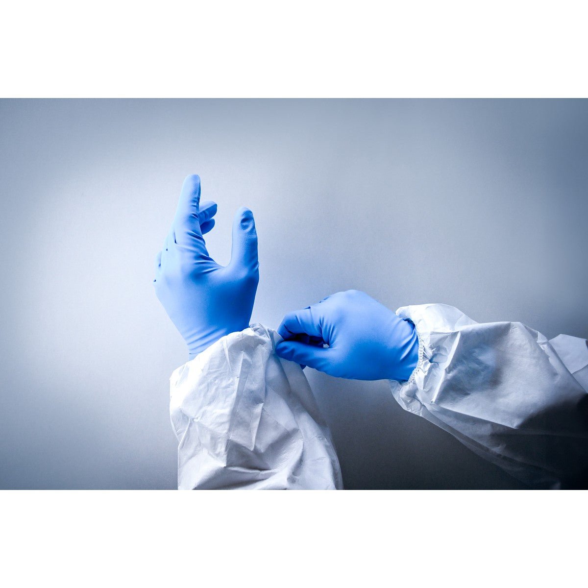 NITRAS HIGH RISK NITRILE, nitrile disposable gloves, blue