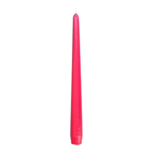 Eine einzelne aufrecht stehende Starpak Leuchterkerze (Ø 2,2 cm - 25 cm) mit sichtbarem Docht und langer Brenndauer wird vor einem schlichten weißen Hintergrund gezeigt.