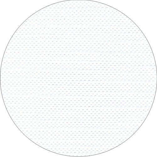 A close-up of the PAPSTAR 20 table runners from the ROYAL Collection (80x80 cm) of PAPSTAR GmbH. They feature a white, circular structured silk fabric surface with a subtle dot pattern – ideal for stylish table decoration.