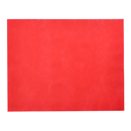 Die Starpak 100 Tischsets, stoffähnlich Vlies „soft selection“ (30x40 cm), in schlichtem Rot, bieten eine elegante Wahl für eine stilvolle Tischdekoration oder als schickes Platzset – perfekt in Szene gesetzt vor einem weißen Hintergrund.
