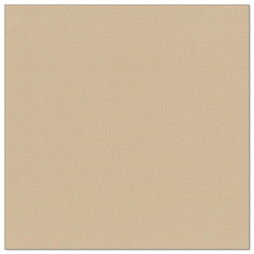 A light beige, square napkin from PAPSTAR GmbH, "ROYAL Collection" (20 napkins, 1/4-fold, 40x40 cm), shows a subtle grid pattern and clean premium tissue edges against a simple background.