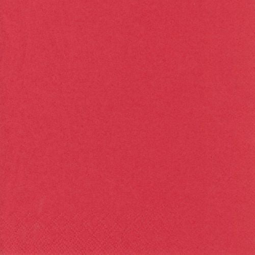 A close-up of a solid red, textured surface, likely a PAPSTAR 250 napkins, 3-ply 1/4-fold from PAPSTAR GmbH - eco-friendly napkins commonly used in gastronomy - without visible patterns or objects.