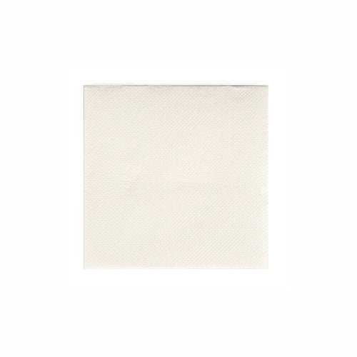 Abgebildet ist eine einzelne PAPSTAR 2-lagige Serviette „PUNTO“ (20x20 cm, Mikroprägung) der PAPSTAR GmbH flachliegend auf weißem Untergrund, ideal für die stilvolle Tischdekoration.
