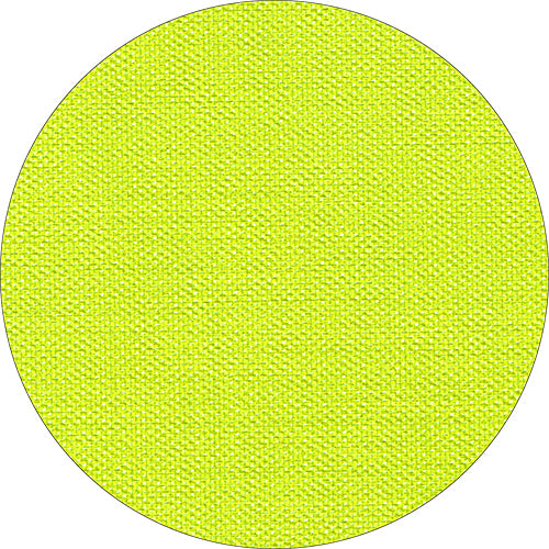 A close-up of the Starpak 20 centerpieces shows the bright yellow-green, fabric-like fabric with detailed weaving structure, made from high-quality fleece "soft selection plus", size 80 x 80 cm.