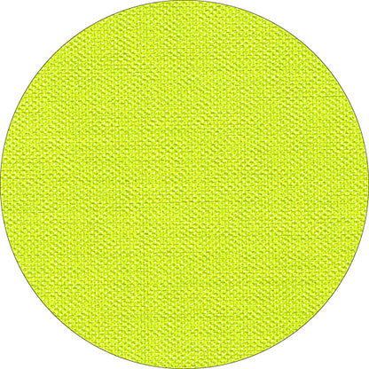 A close-up of the Starpak 20 centerpieces shows the bright yellow-green, fabric-like fabric with detailed weaving structure, made from high-quality fleece "soft selection plus", size 80 x 80 cm.