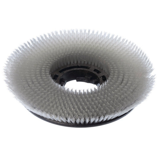 Der Scheuerbürste Waschbeton (43 cm) von Diversey Deutschland GmbH & Co. OHG passt zum swingo 3500 und verfügt über abgewinkelte weiße Borsten in konzentrischen Kreisen auf schwarzem Grund, die die Reinigungsleistung bei der Tiefenreinigung von Betonflächen erhöhen. Packung: 1 Stück.