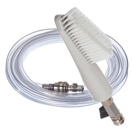 Das Handshampoonier-Set von Diversey (für TASKI ergodisc 165/duo) enthält Bürste und Schlauch - ideal für professionelle Reinigung. Packung mit 1 Stück.