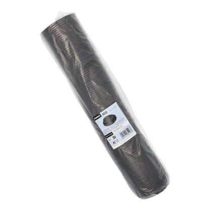 A 100-pack of Starpak "To Go" round PS dome lids in plastic wrap, shown in original packaging with label - ideal for hot drinks on the go.