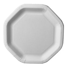 The PAPSTAR plate "pure" octagonal (23.5 cm, white) from PAPSTAR GmbH is an eco-friendly, simple white octagonal plate with a smooth surface and raised edges - perfect for parties. The package contains 50 plates in shrink wrap.