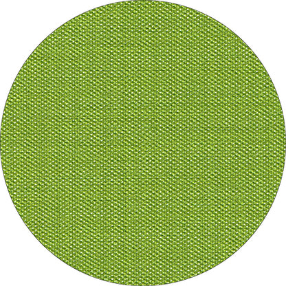 A close-up of the fabric-like fleece 'soft selection plus' from Starpak table runner (24 m x 40 cm) highlights its light green color and the textured, tightly woven fabric in a circular pattern.