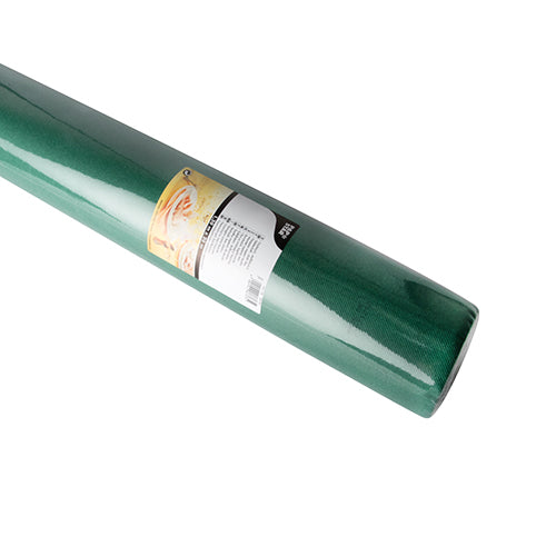 A roll of Starpak tablecloth, Airlaid 20m x 1.2m, with a fabric-like appearance and product label on a white background. The durable tablecloth from Starpak is easy to clean.