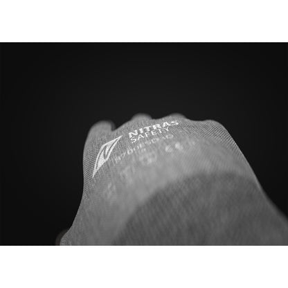 NITRAS assembly gloves, gray / black
