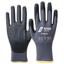 NITRAS assembly gloves, gray / black