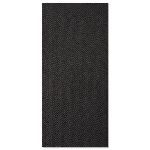 The image shows 50 napkins "ROYAL Collection" (1/8-fold, 40 x 40 cm) from PAPSTAR GmbH in black with a subtle woven texture, ideal for elegantly set tables.