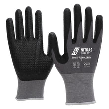 NITRAS FLEXIBLE FIT+, assembly gloves, gray / black