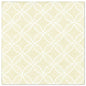 Eine quadratische beige Fliese, inspiriert von PAPSTAR 50 Servietten "ROYAL Collection" 1/4-Falz 40 x 40 cm champagner von PAPSTAR GmbH, mit weißen, ineinandergreifenden Kreis- und Ovalmustern auf einem subtil strukturierten Hintergrund für einen raffinierten Look.