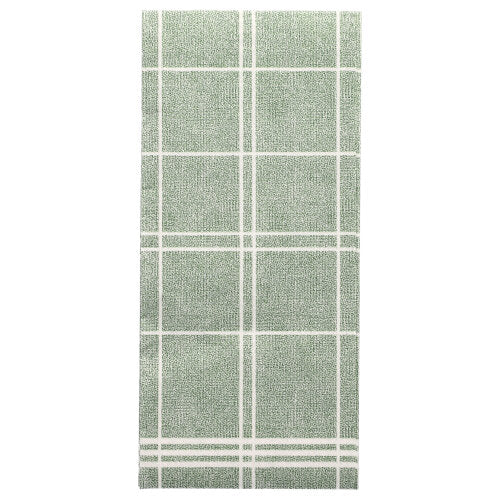 Die PAPSTAR Kitchen Craft Servietten „ROYAL Collection“ (50er-Pack, 48 x 33 cm) bestechen durch ihr grünes Rechteck-Design mit weißem Gitter und zwei parallelen Linien – ideal für eine stilvolle Tischdekoration. Marke: PAPSTAR GmbH.