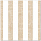 Die PAPSTAR 50 Servietten "ROYAL Collection" 1/4-Falz (40x40 cm) der PAPSTAR GmbH mit ihrem quadratischen Muster aus abwechselnd sand-beigen und weißen Streifen verleihen jedem gedeckten Tisch eine elegante und edle Note.
