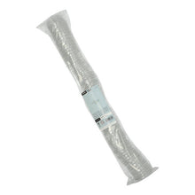 A pack of 125 clear Starpak PET lids for dressing cups, round, Ø 5.9 cm × 0.7 cm, tightly stacked in a cylindrical shape with a product label on the packaging, wrapped in plastic.