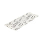 Pictured is a flat, white PAPSTAR hot dog bag paper packaging (21x8.5 cm) with black hot dog line drawing and "Hot Dog" text from the 1000-piece shrink pack of PAPSTAR GmbH on a white background.
