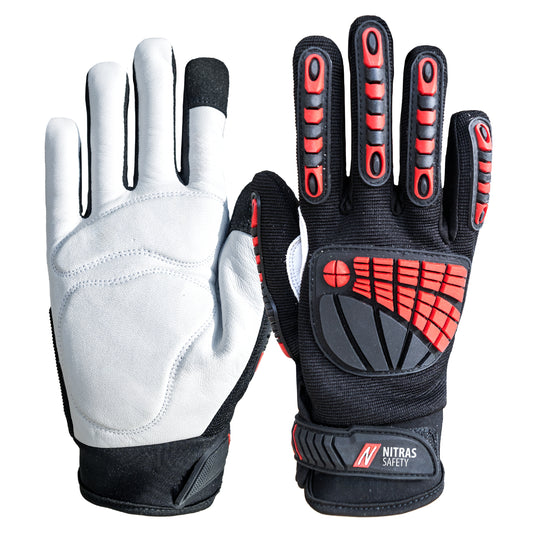 NITRAS DEXTER ULTIMATE, mechanic gloves, black / gray