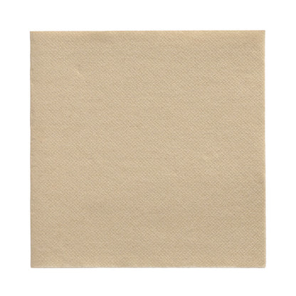The PAPSTAR 50 napkins "DAILY Collection" (1/4-fold, 32x32 cm) from PAPSTAR GmbH are beige, square paper napkins with a subtle dot texture - perfect for high-quality napkins and stylish table decoration.