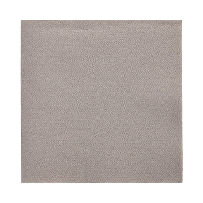 The 50 napkins "DAILY Collection" 1/4-fold (32x32 cm) from PAPSTAR GmbH in light gray are depicted on a white background, highlighting their smooth texture and clean, straight edges.