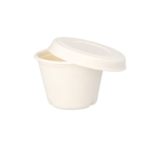 Die PAPSTAR 50 Schalen „pure“ aus nachhaltigem, biologisch abbaubarem Zuckerrohr sind weiß, umweltfreundlich und von der PAPSTAR GmbH – ideal als Einweglösung.