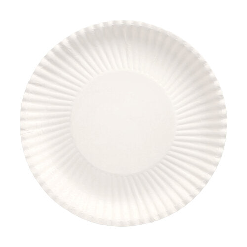 Der PAPSTAR 100 Teller tief „pure“ rund (Ø 22 cm, 3 cm tief) aus Pappe von PAPSTAR GmbH – umweltfreundliche Einwegteller mit leicht erhöhtem, gefaltetem Rand – ideal für nachhaltige Tischdekoration. Auf weißem Hintergrund abgebildet.