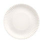 The PAPSTAR deep, round Ø 22 cm plate made of cardboard "pure" (100 pieces) is an environmentally friendly disposable plate with a flat rim, ideal for sustainable celebrations.