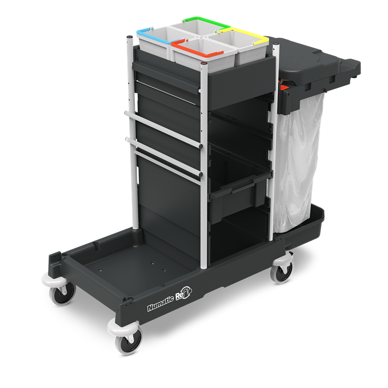 Numatic cleaning trolley SM1 (Reflo) without press set (basic model ProCar 7 Plus) | Pack (1 piece)