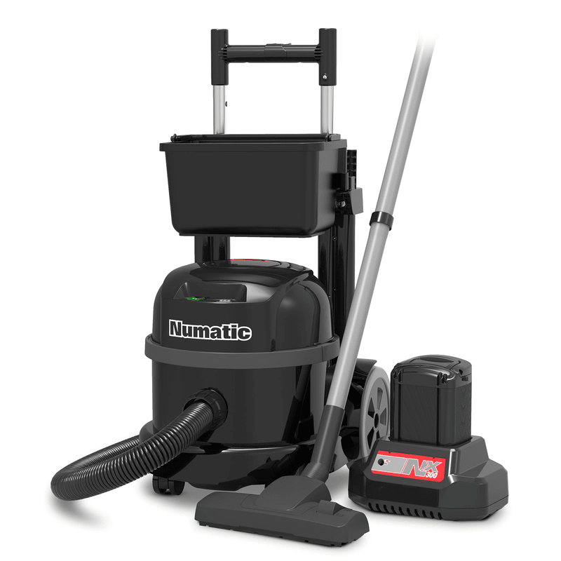 Numatic battery vacuum cleaner PBT230NX/1, black, accessory set AS56(2.2P) | Pack (1 piece)