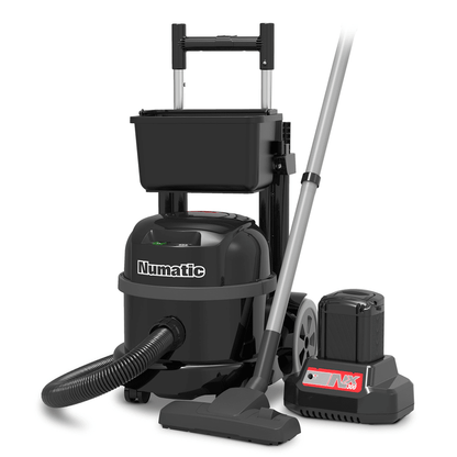 Numatic battery vacuum cleaner PBT230NX/1, black, accessory set AS56(2.2P) | Pack (1 piece)